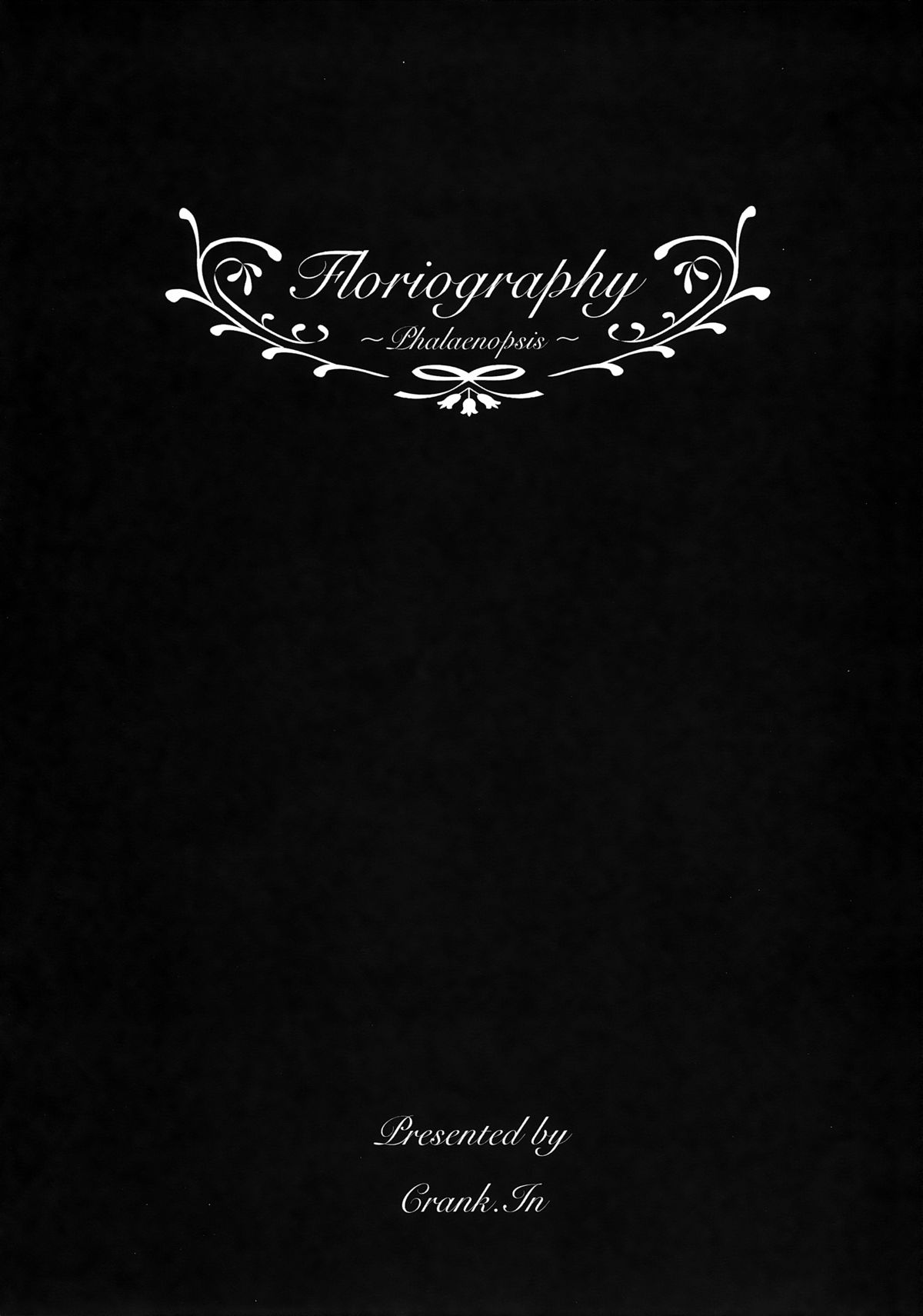 (C80) [クランク・イン (水谷とおる)] Floriography ～Phalaenopsis～