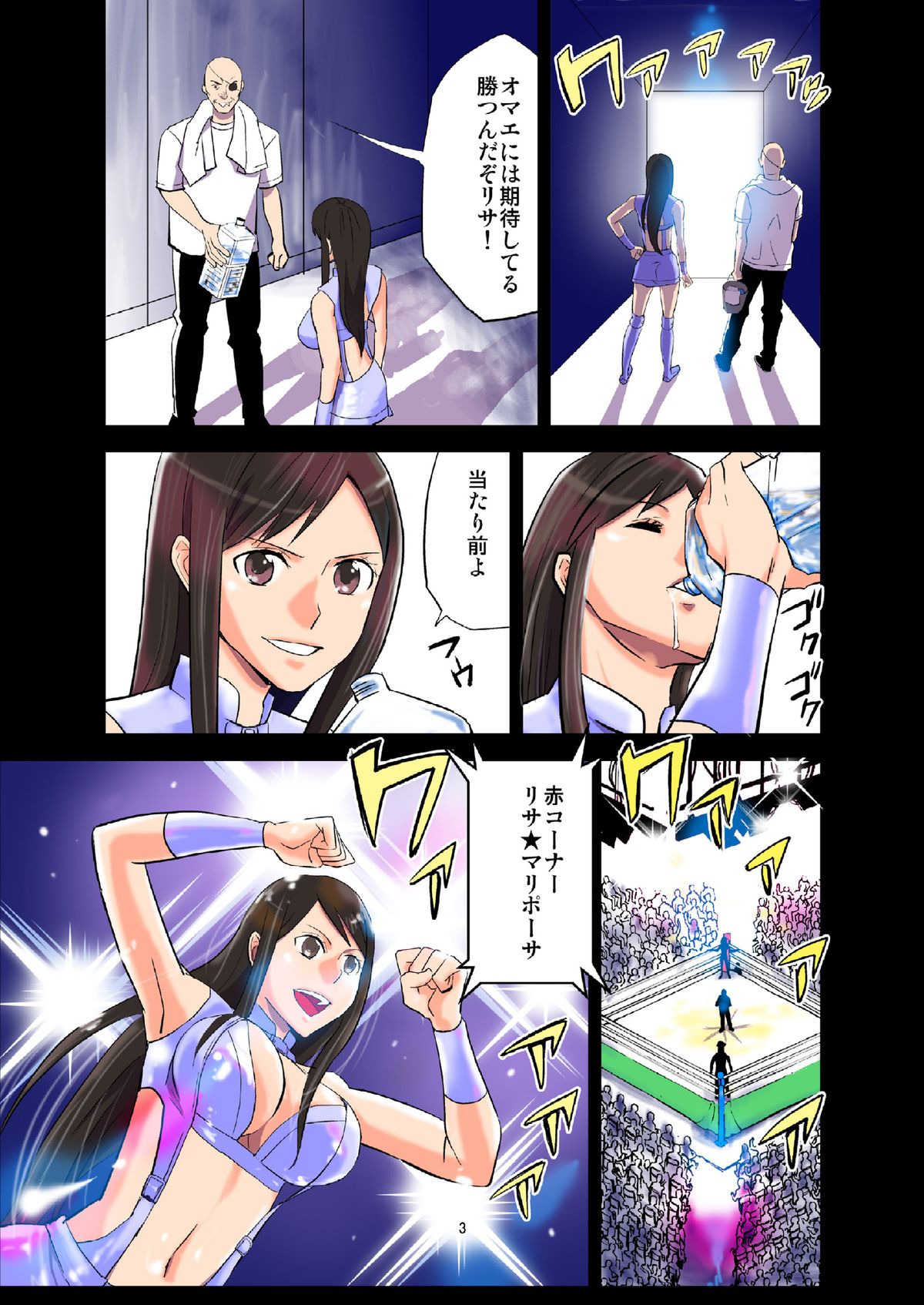 [三毛にマゲ (大和テクノ)] 公開陵辱プロレス2～ハメられた女子レスラー [DL版]