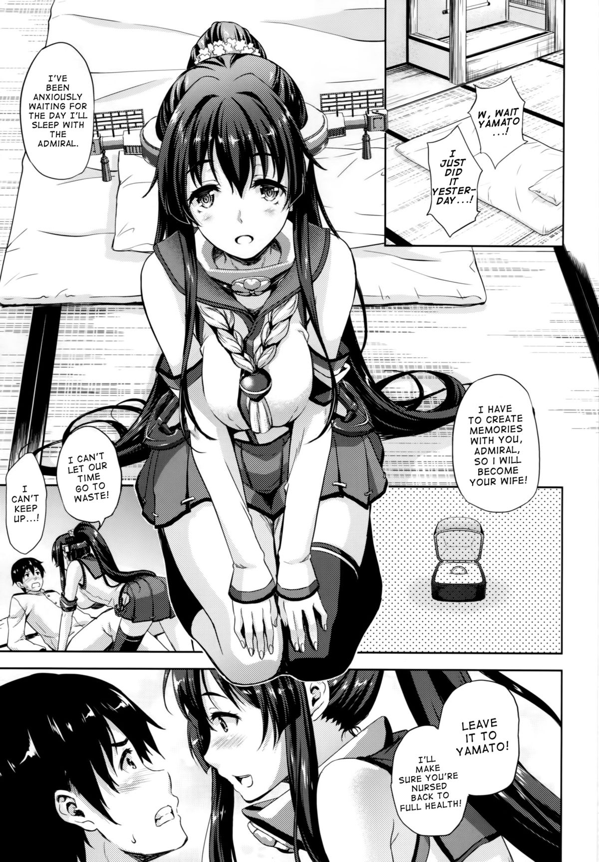 (C87) [犬とコタツ (七瀬瑞穂)] 提督のオヨメサン2 (艦隊これくしょん -艦これ-) [英訳]
