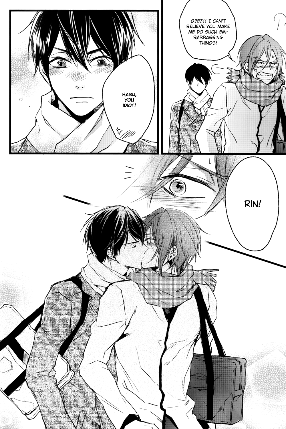 (C85) [オシノビー (山田パピコ)] 恋はミツバチ (Free!) [英訳]