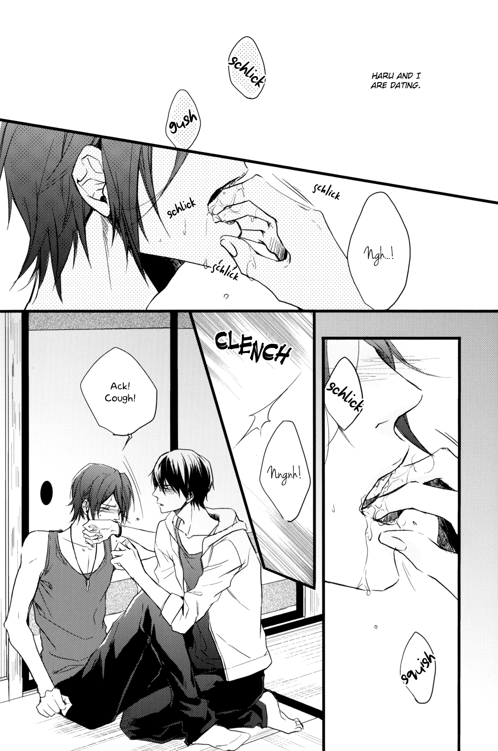 (C85) [オシノビー (山田パピコ)] 恋はミツバチ (Free!) [英訳]