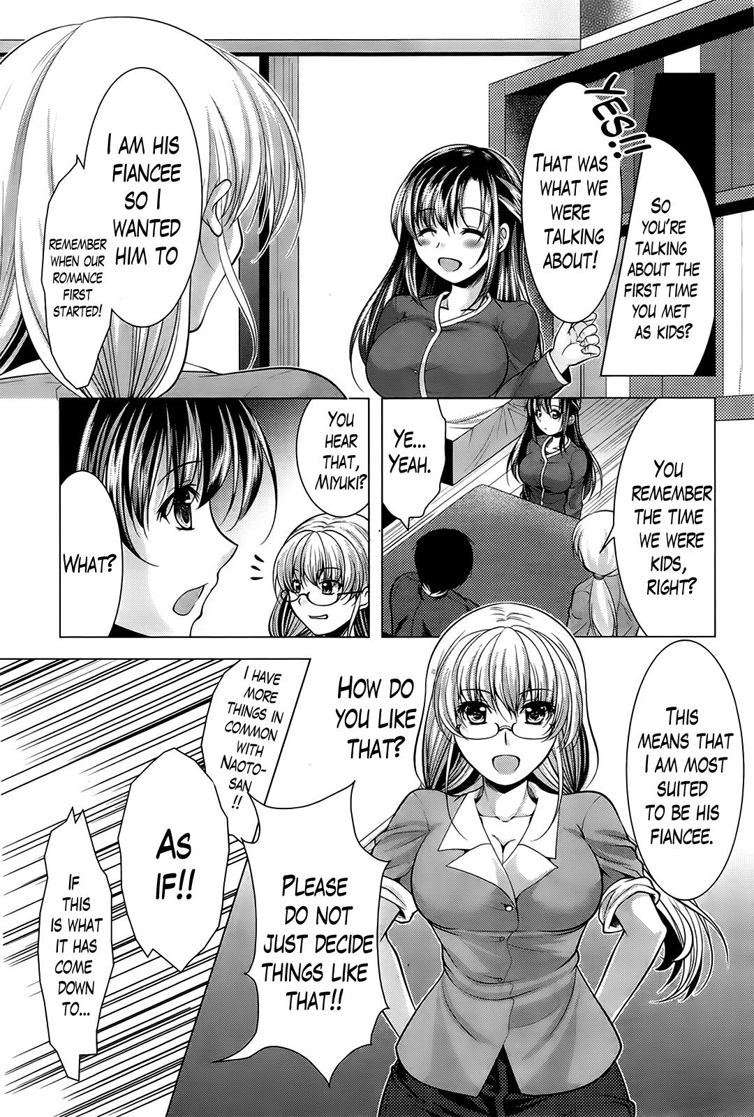 [松波留美] おしかけフィアンセ [英訳]