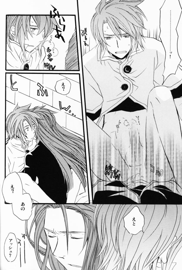[ふにゃまふ (サカヅキラン)] あかしろ:ぽろりしかないリベンジ。 (テイルズ オブ ジ アビス)
