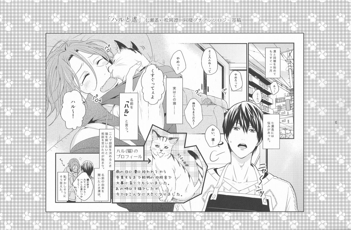 (恋愛ジョーズ4) [zatta (トモセ)] 君は知らない (Free!)