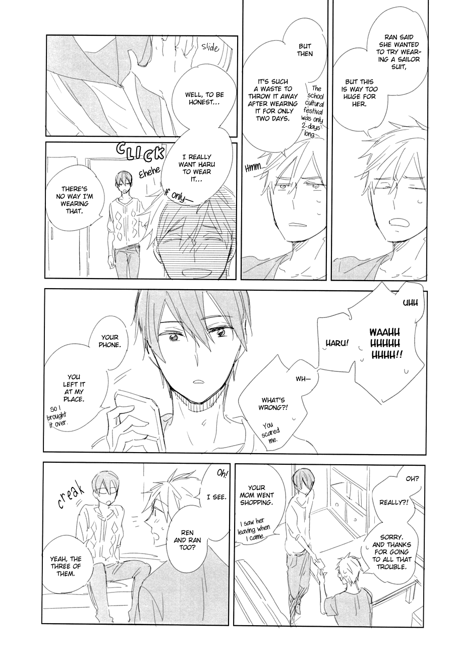 (SUPER23) [licca (かしま)] Don't undress my sailor (Free!) [英訳]