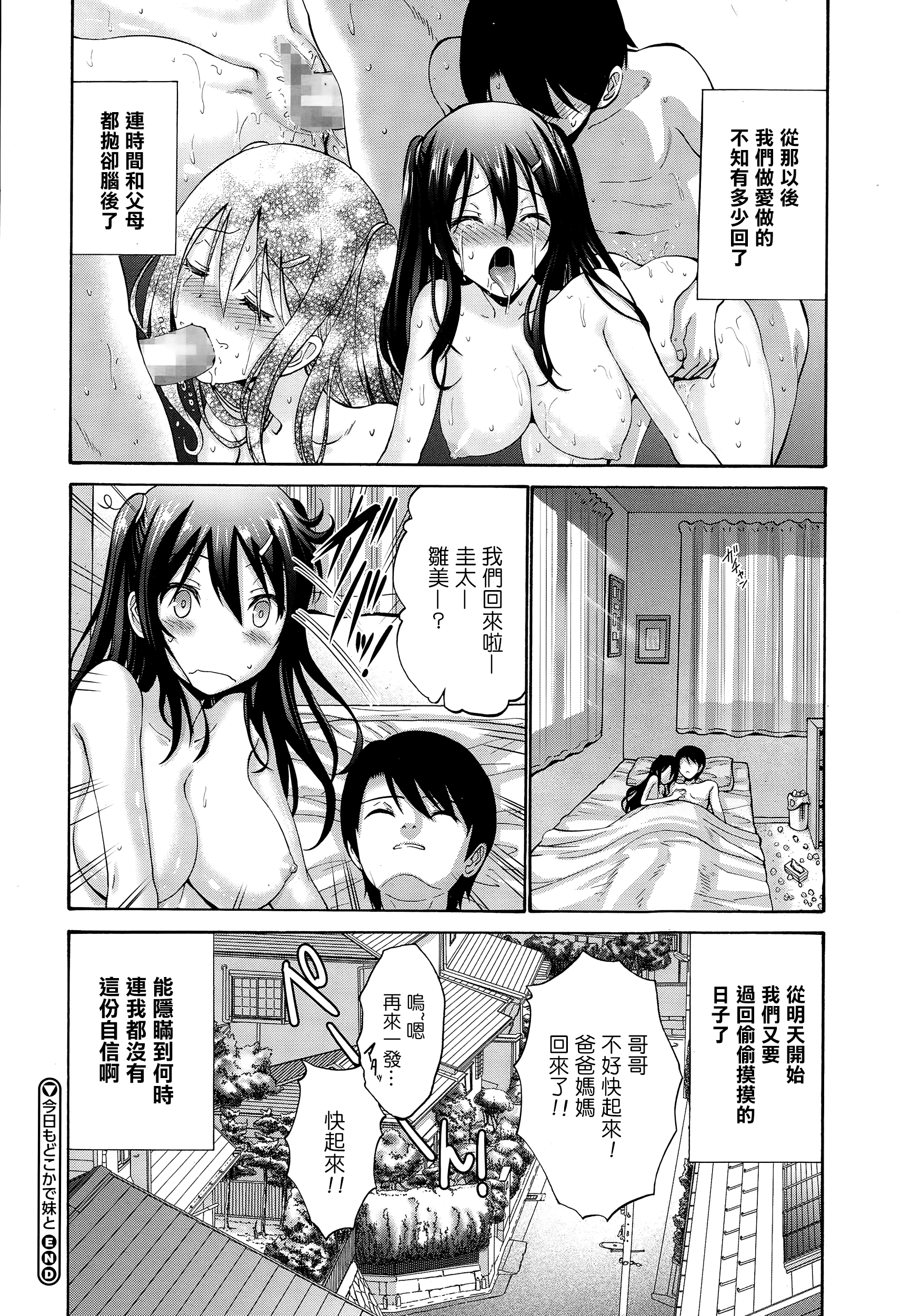 [西川康] 今日もどこかで妹と (コミックメガストアα 2015年2月号) [中国翻訳]