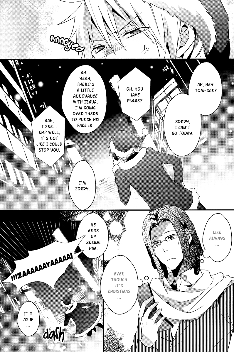 (C81) [UNAP! (まいね)] バーテン服のサンタクロース (デュラララ!!) [英訳]