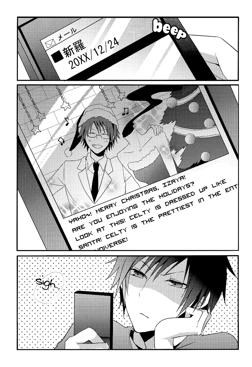 (C81) [UNAP! (まいね)] バーテン服のサンタクロース (デュラララ!!) [英訳]