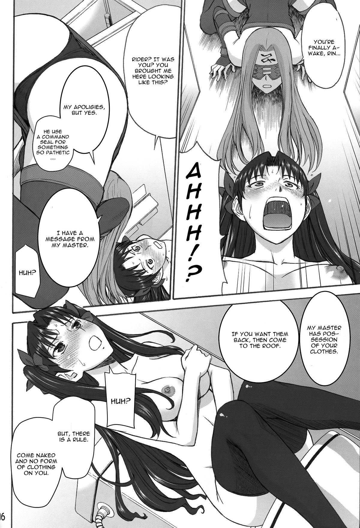 (C87) [ハイスラスト (いのまる)] 凛姦魔法 (Fate/stay night) [英訳]