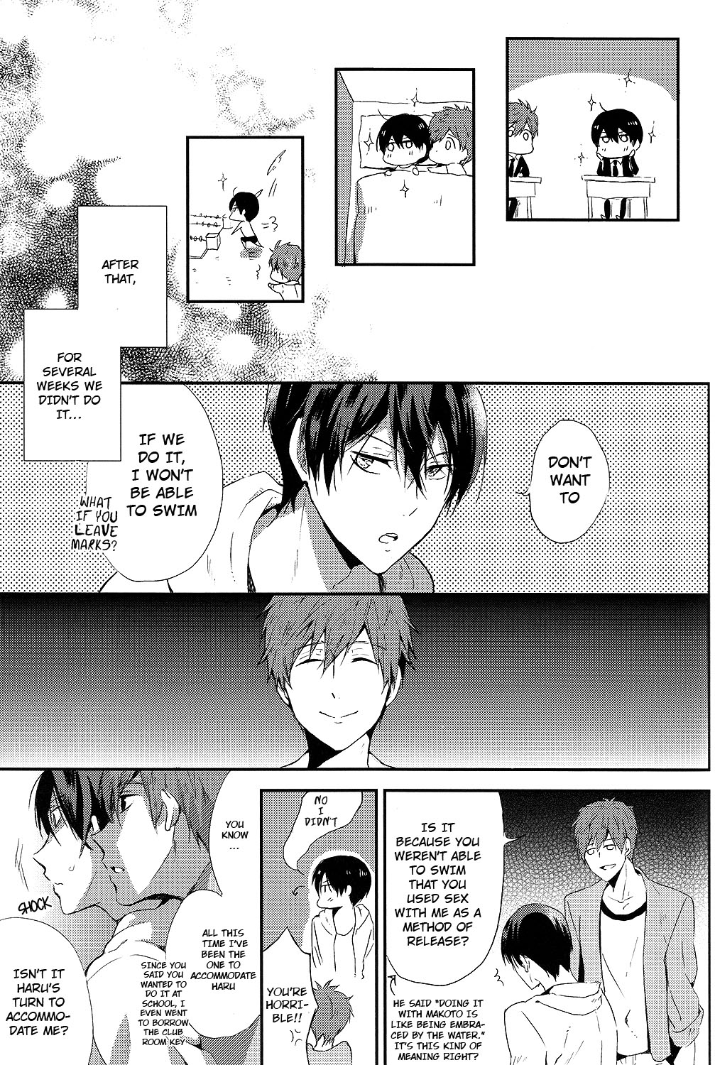 (SPARK9) [避難回収桶 (Mina)] 真琴なら食べられてもいいよ (Free!) [英訳] [無修正]
