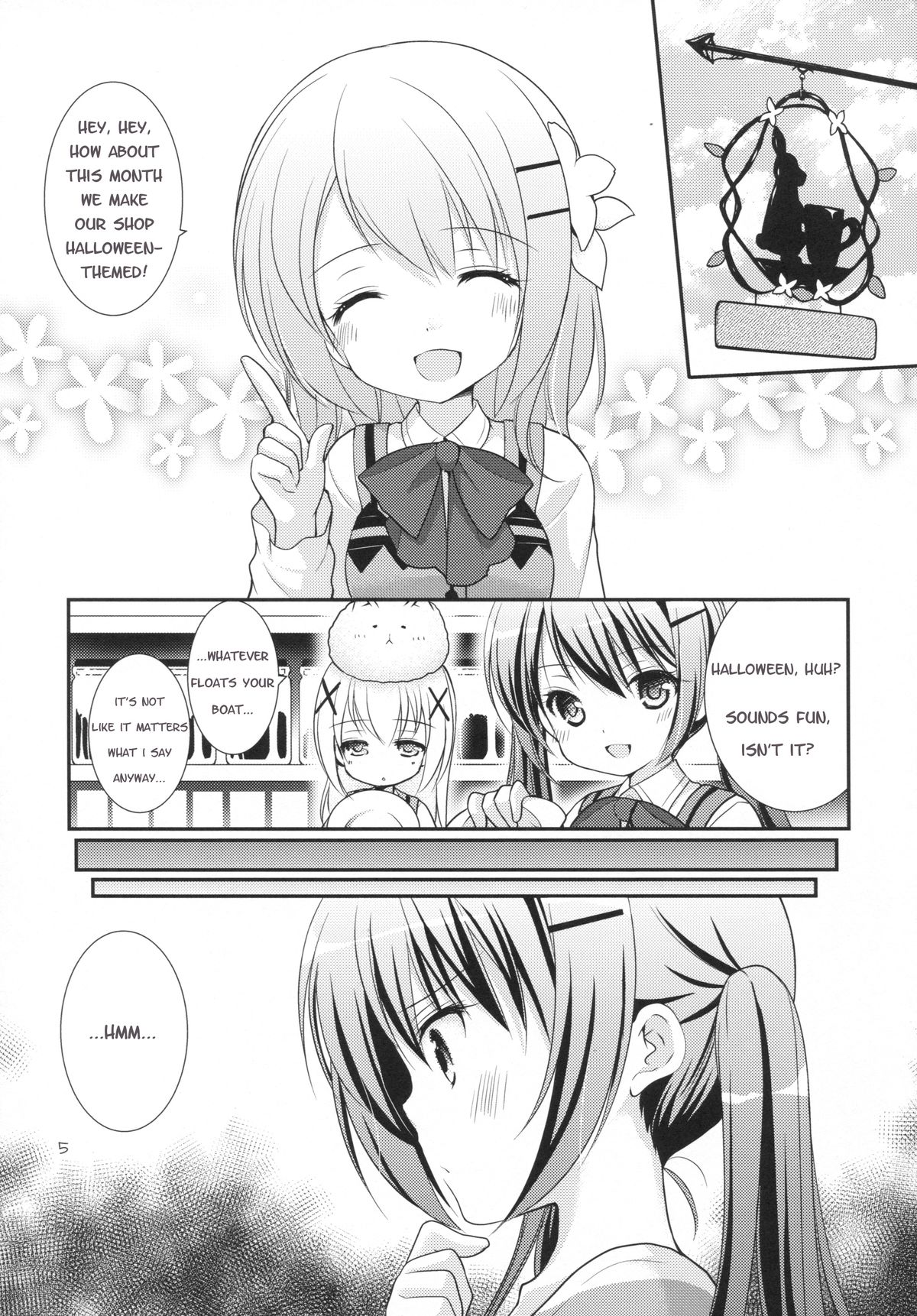(サンクリ65) [Singleton (あずまゆき)] シャロとリゼの秘密のレッスン (ご注文はうさぎですか?) [英訳]