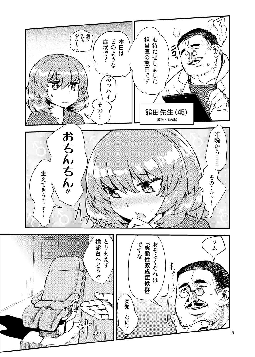 [蒟蒻鍋 (magifuro蒟蒻)] ふたなり診察タイム [DL版]