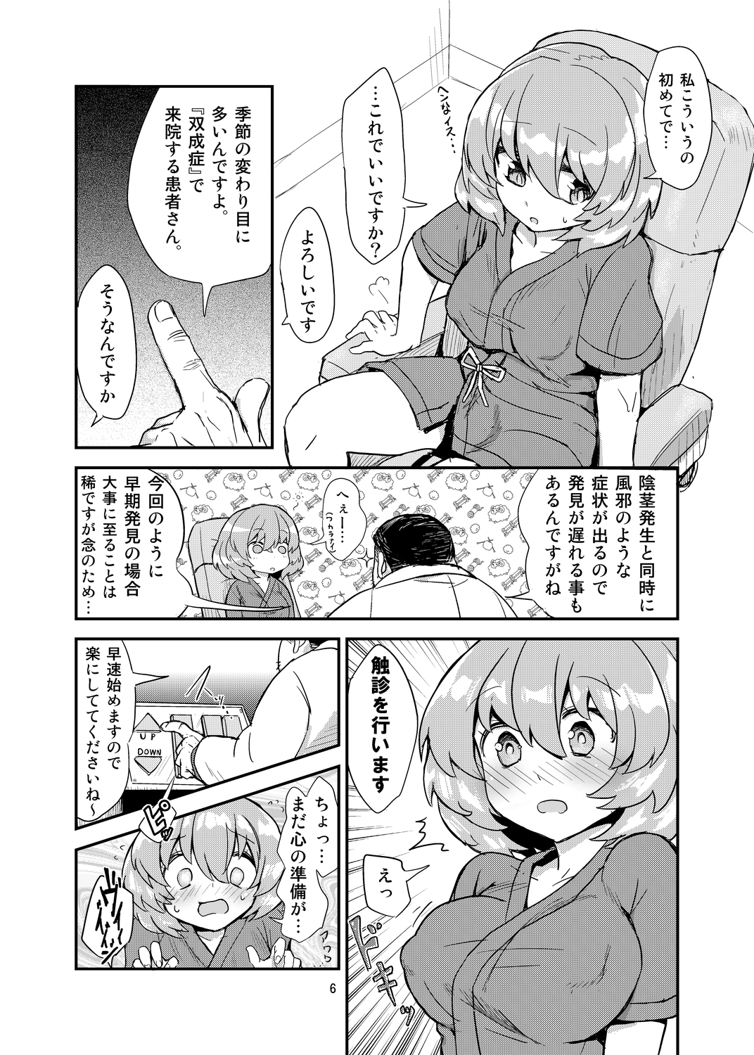[蒟蒻鍋 (magifuro蒟蒻)] ふたなり診察タイム [DL版]