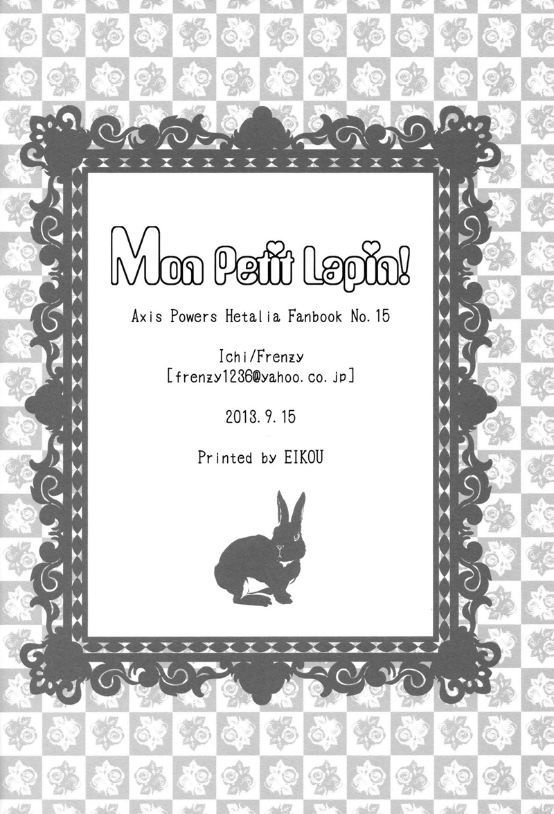 (USA5) [Frenzy (いち)] Mon Petit Lapin! (Axis Powers ヘタリア) [英訳]