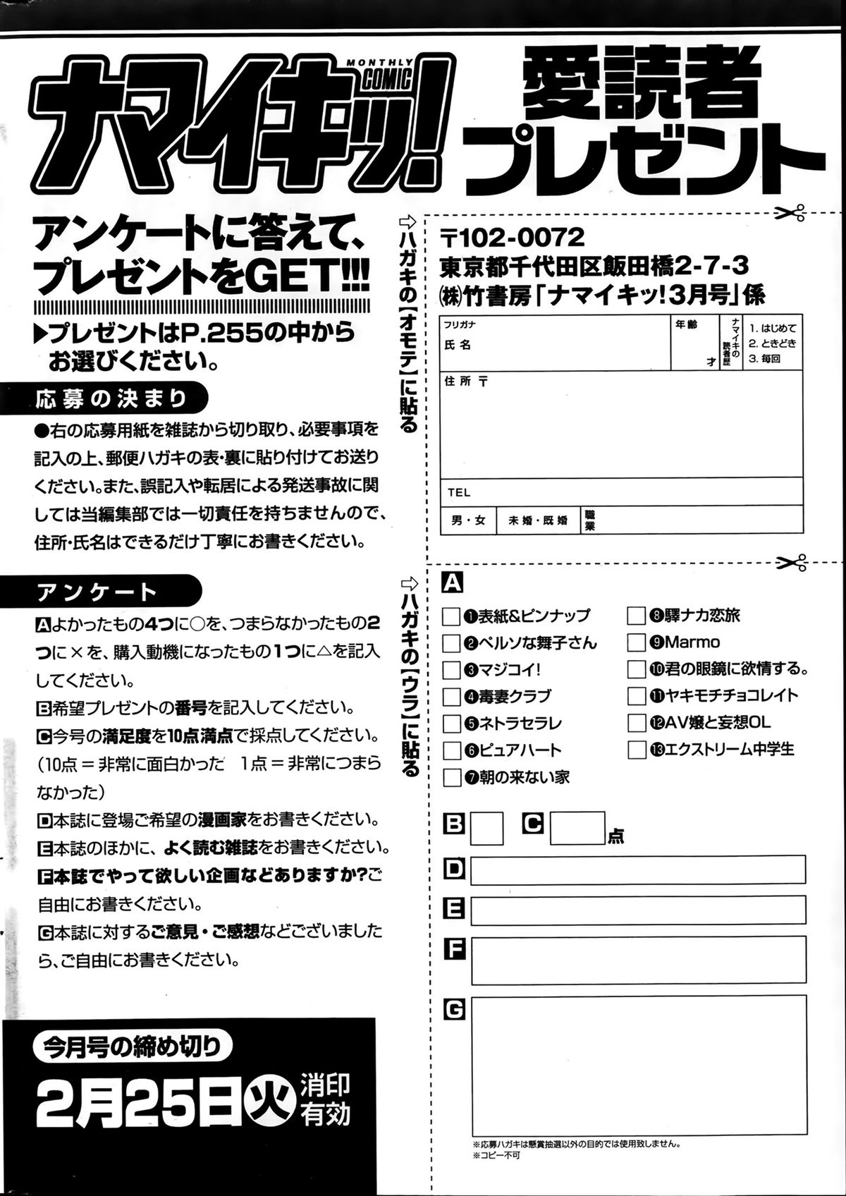ナマイキッ！ 2014年3月号