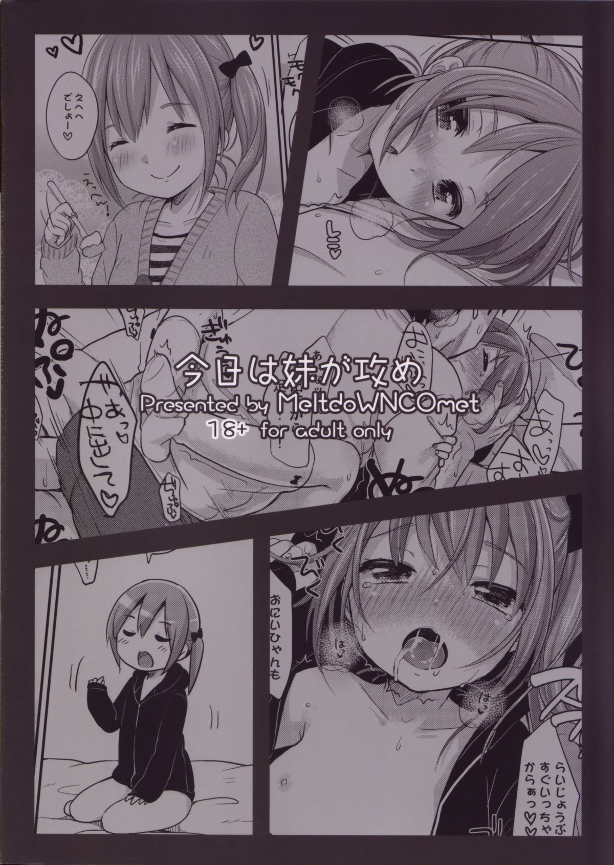 (C85) [MeltdoWN COmet (雪雨こん)] 今日は妹が攻め