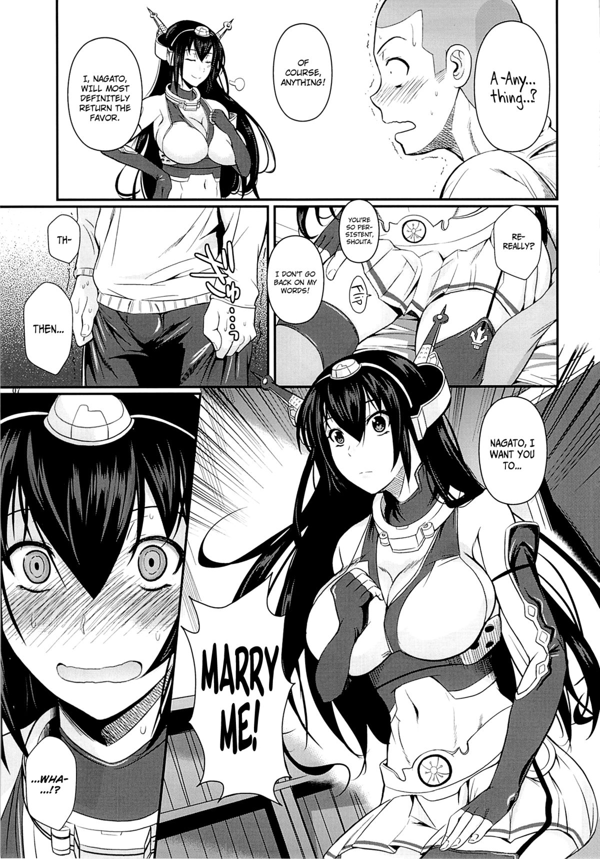 (C85) [シュート・ザ・ムーン (フエタキシ)] 長門ドロップス (艦隊これくしょん-艦これ-) [英訳]