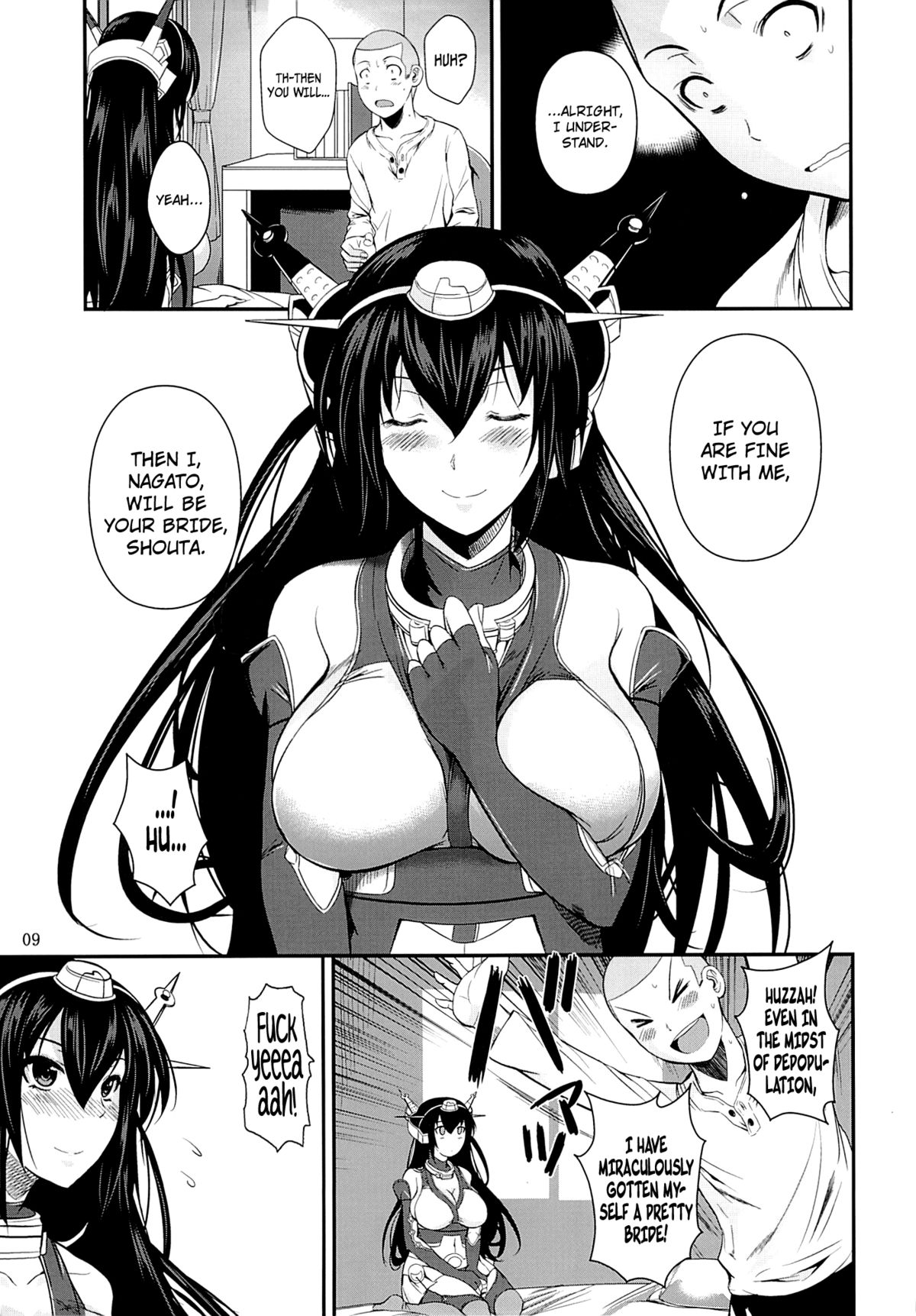 (C85) [シュート・ザ・ムーン (フエタキシ)] 長門ドロップス (艦隊これくしょん-艦これ-) [英訳]