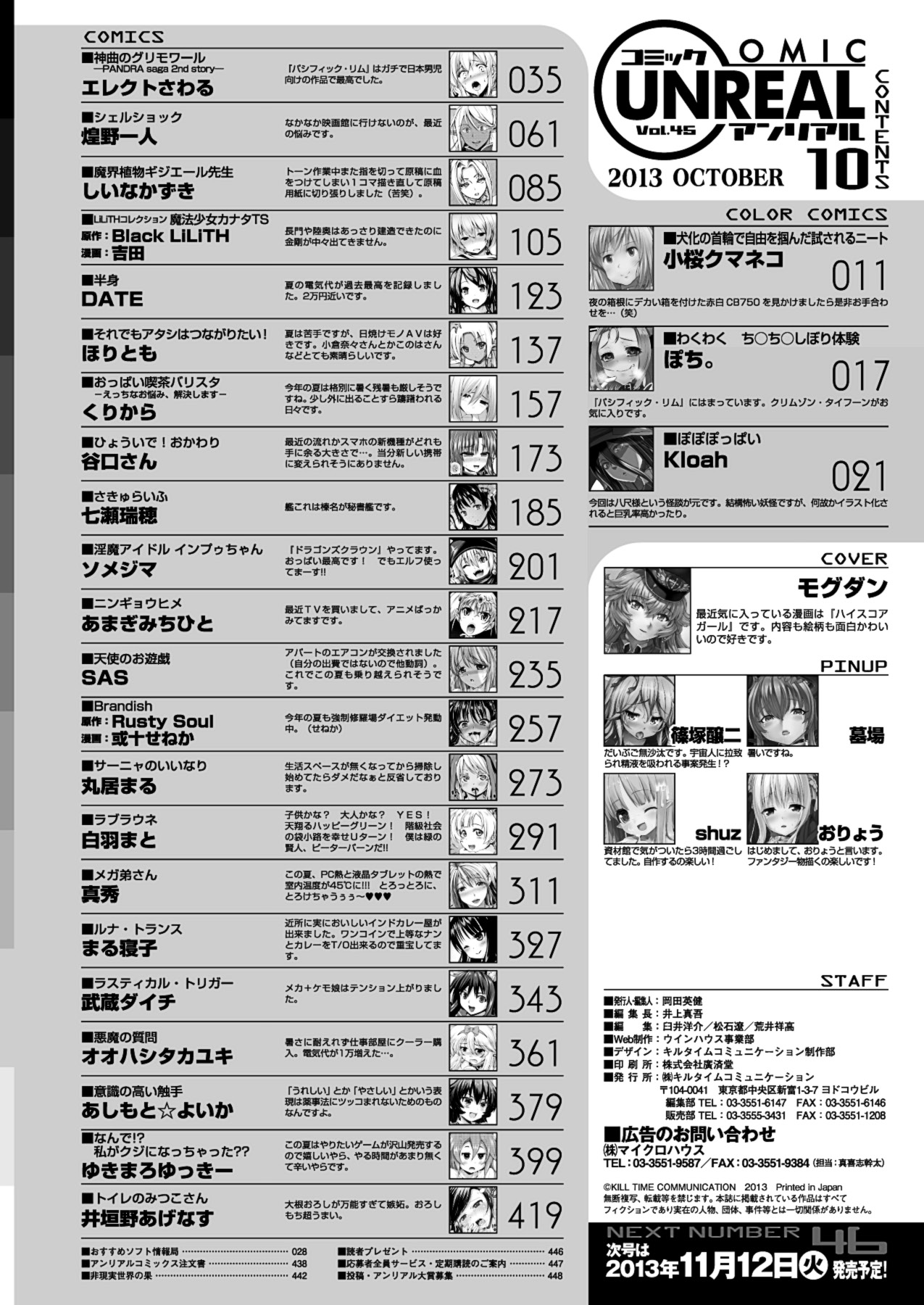 コミックアンリアル 2013年10月号 Vol.45 [DL版]