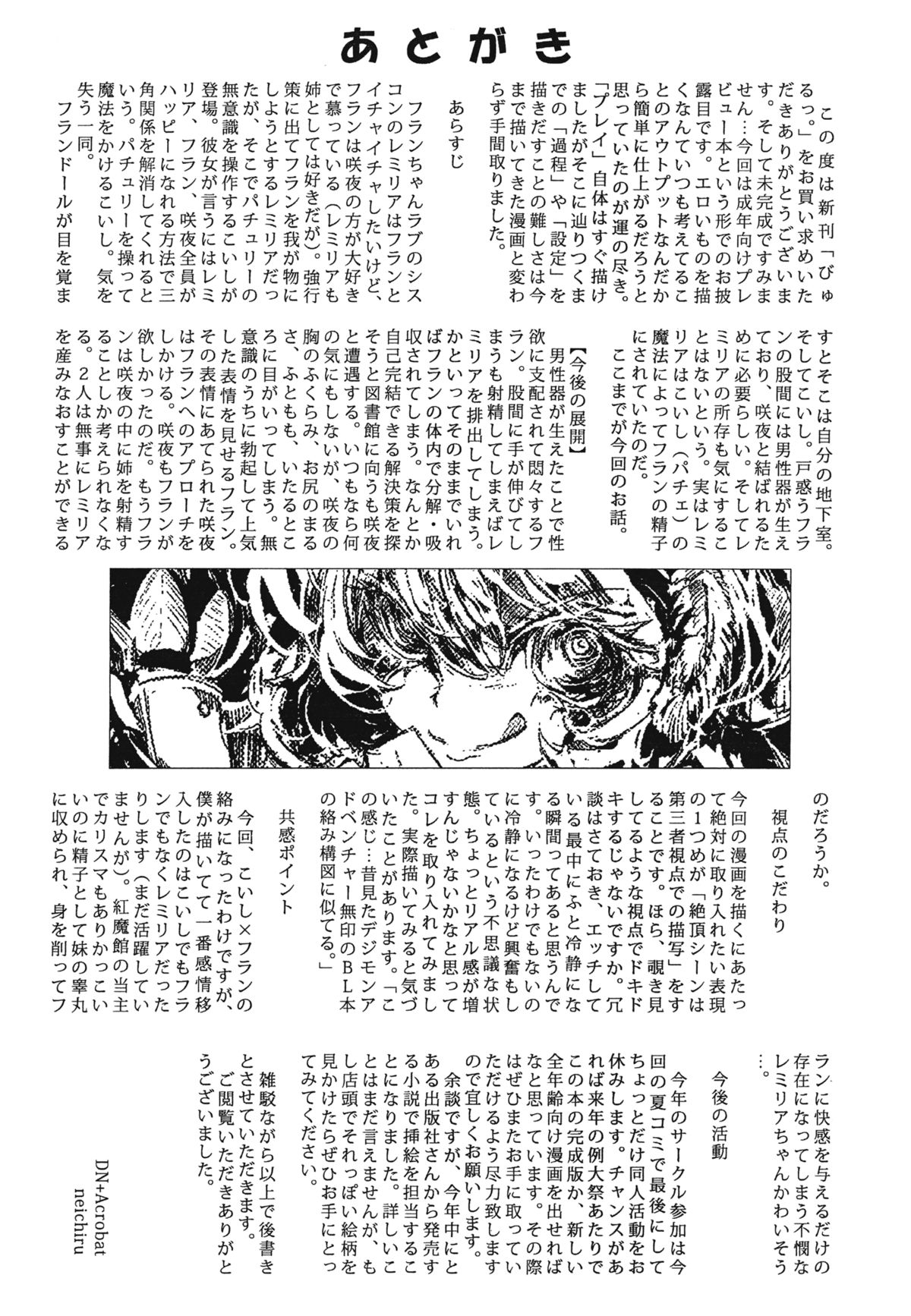 (C84) [DN+Acrobat (ねいちる)] びゅるっ。 (東方Project)