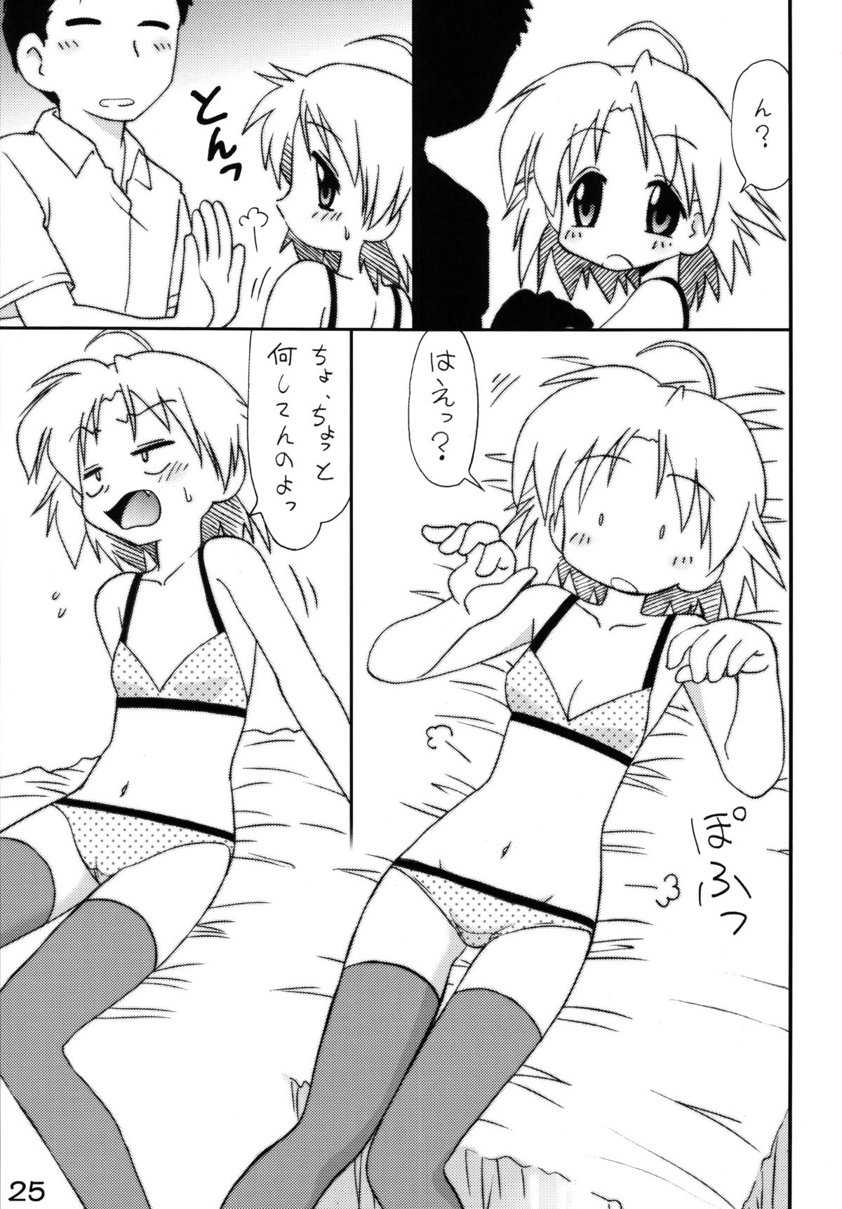 (C72) [深漆黒雑居工房 (みやもと留美)] 知ってるくせに! Vol.38 描いとけ！らき☆すた (らき☆すた)