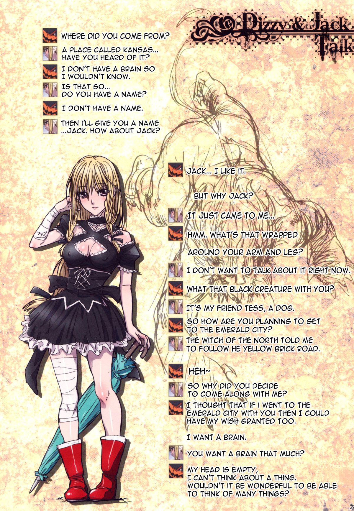 (C83) [STUDIO PAL (南野琴)] Other Zone ～特異点の少女～ (オズの魔法使い) [英訳]