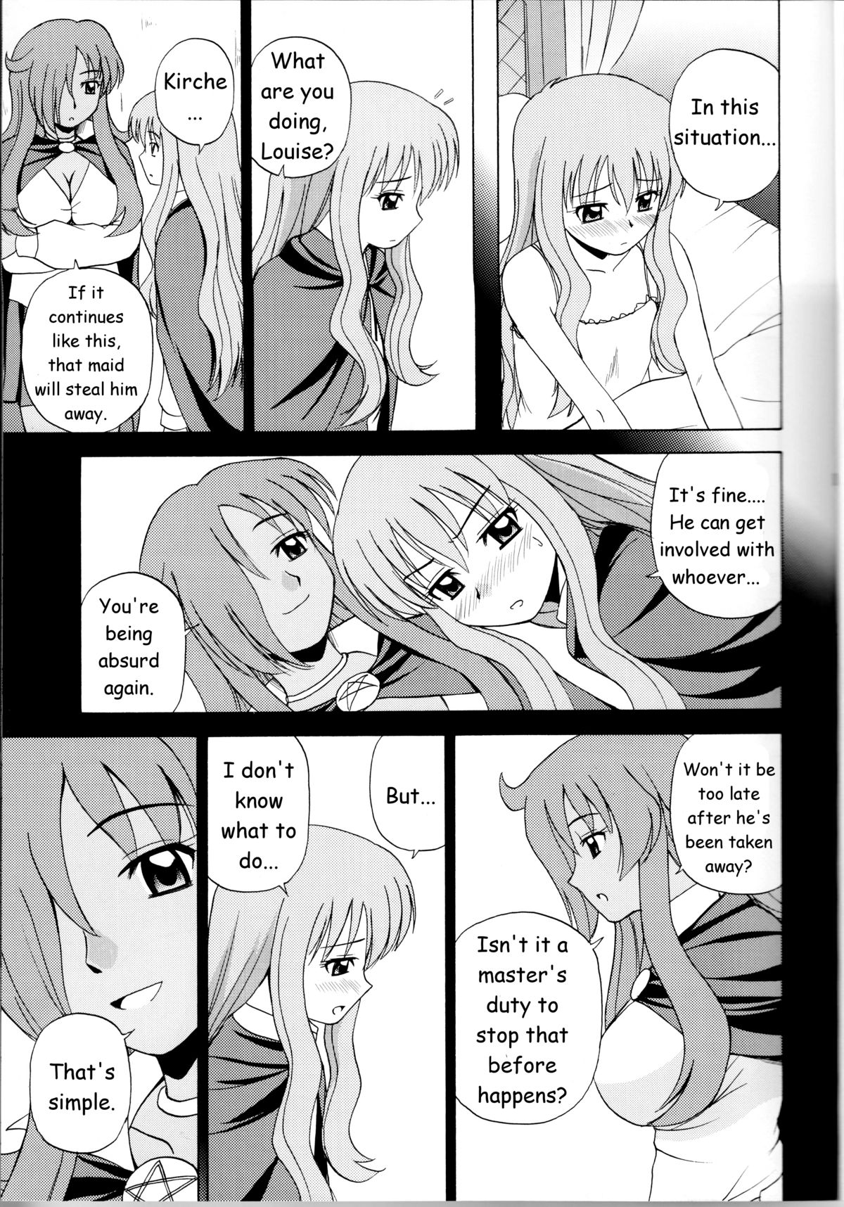 (C71) [G-SCAN CORP. (佐藤茶菓子)] Le beau maître (ゼロの使い魔) [英訳]