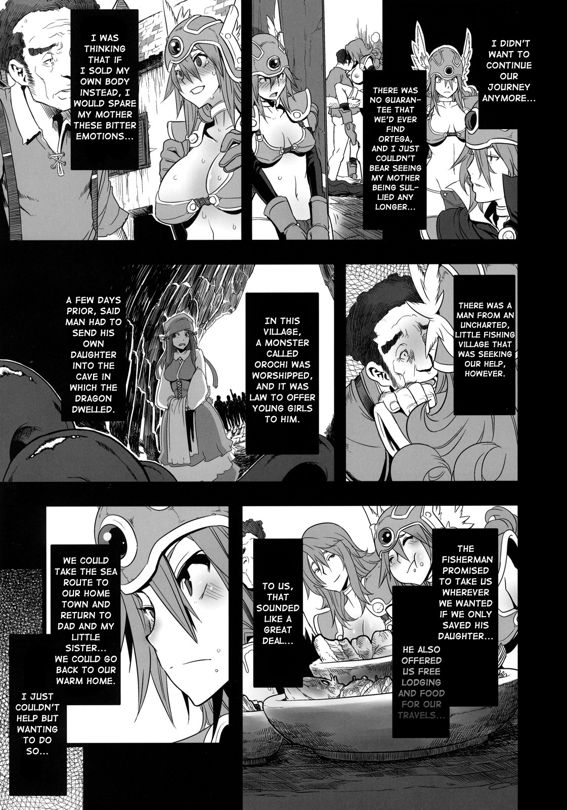 (C79) [DA HOOTCH (新堂エル)] 女せんし二人たび (ドラゴンクエストIII) [英訳] [無修正]