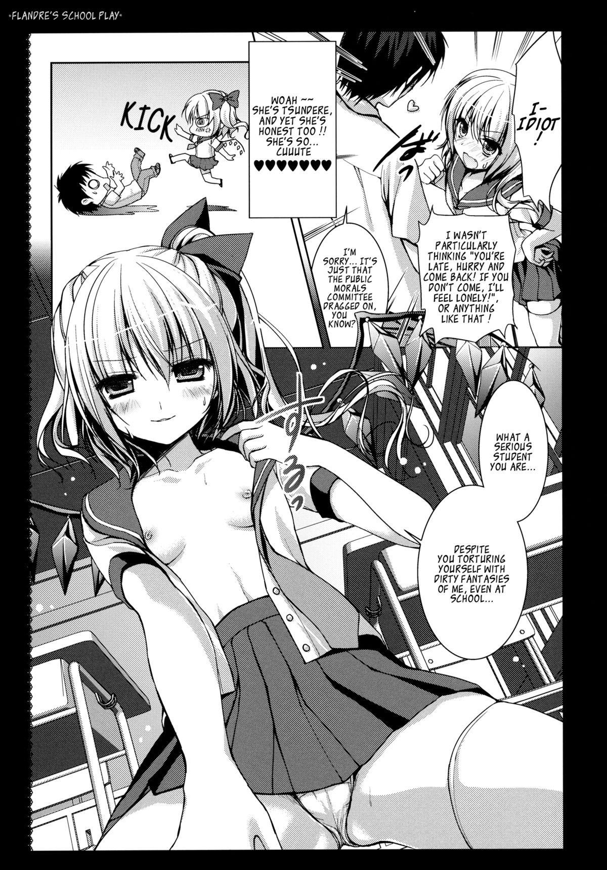 (紅楼夢7) [きのこのみ (konomi)] フランドールさんの学園遊び (東方Project) [英訳]