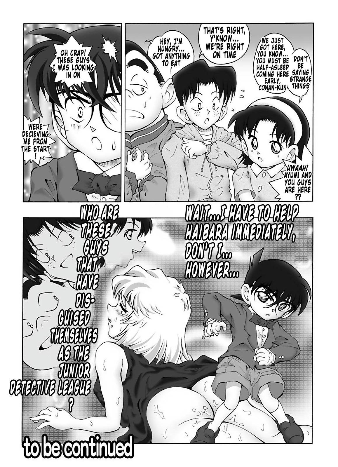 [未来屋 (あさりしめじ)] 迷探偵コナン-File 3-灰原VS少年探偵団の謎 (名探偵コナン) [トニゴビによる英訳]