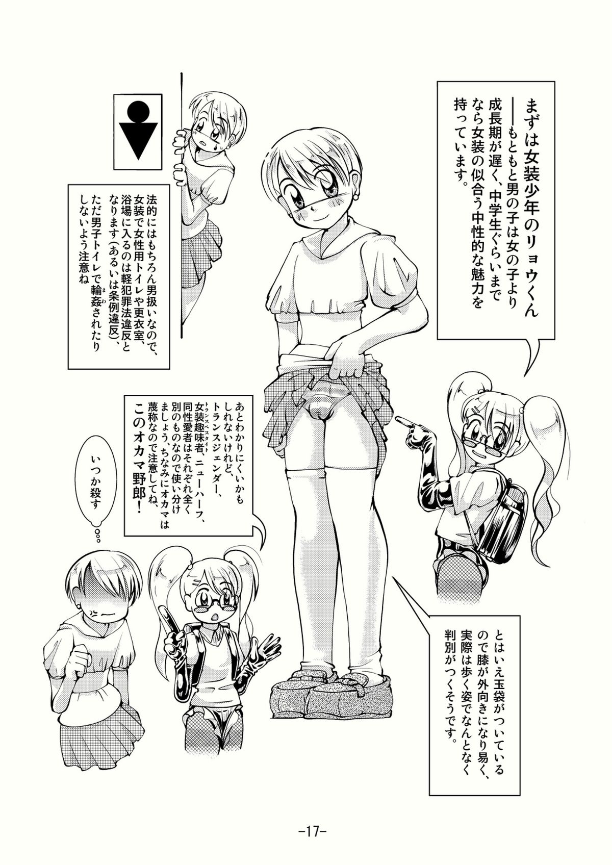 AndrogynousをBoyに接続する