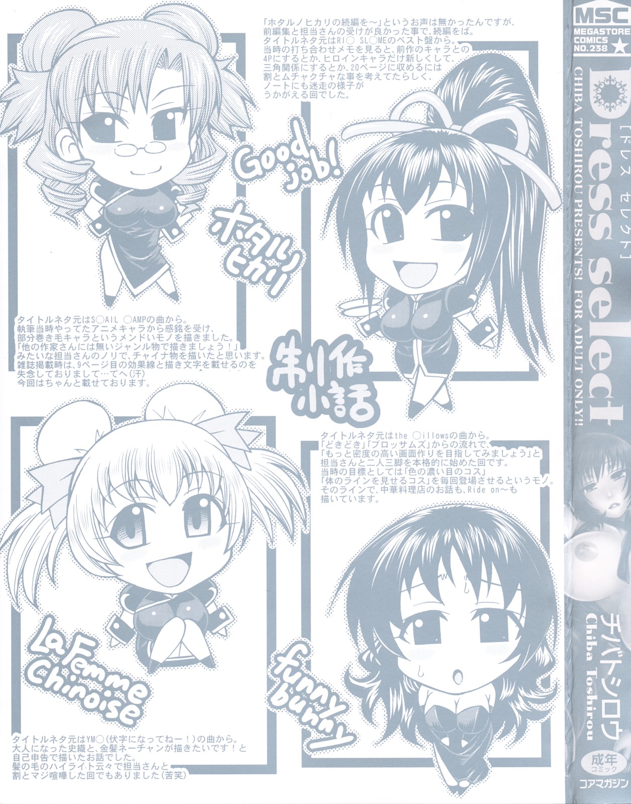 [チバトシロウ] Dress select [英訳] [無修正]