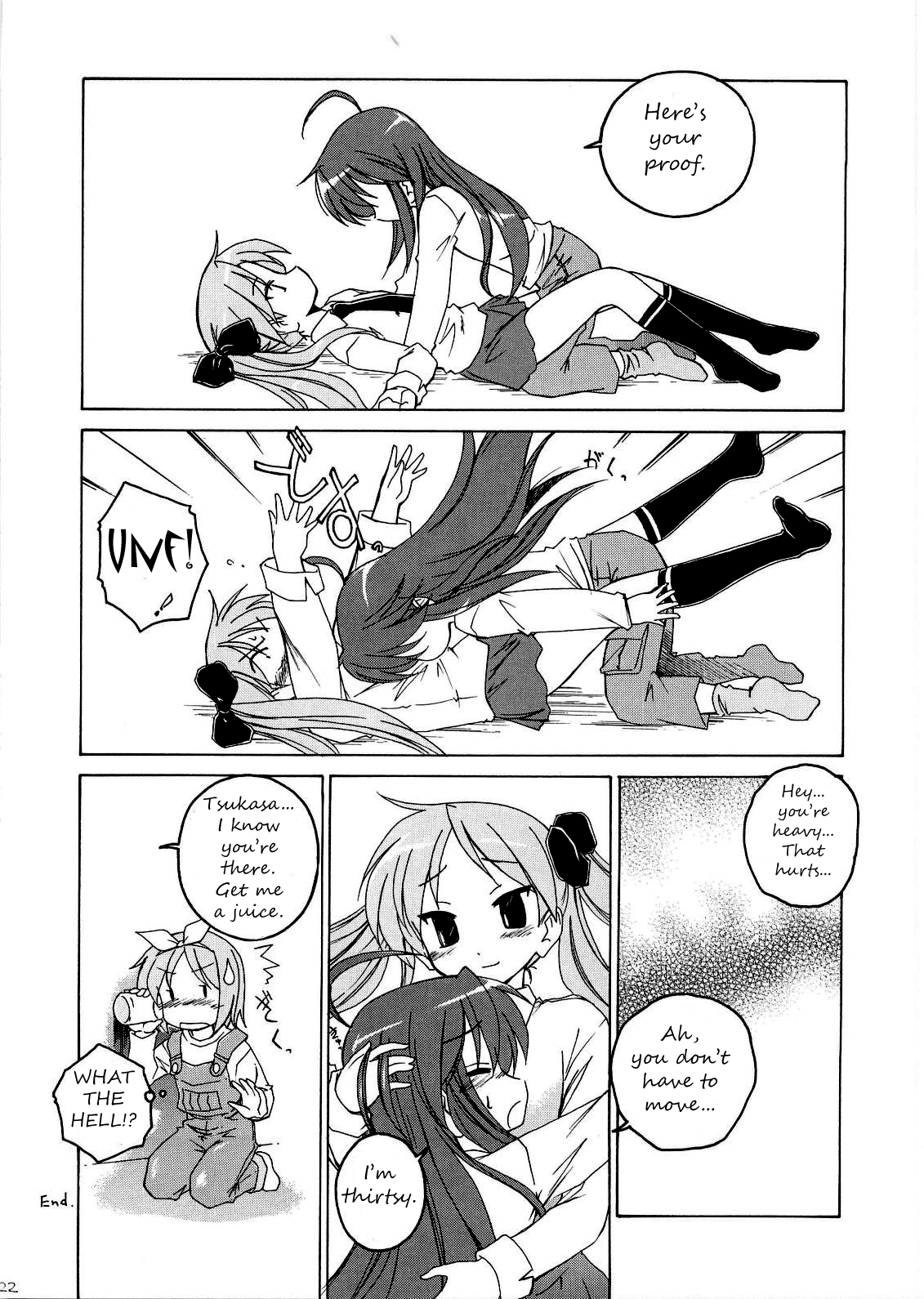 (C75) [Ambivalence (水無月露葉)] かがみんは俺の嫁 (らき☆すた) [英訳]