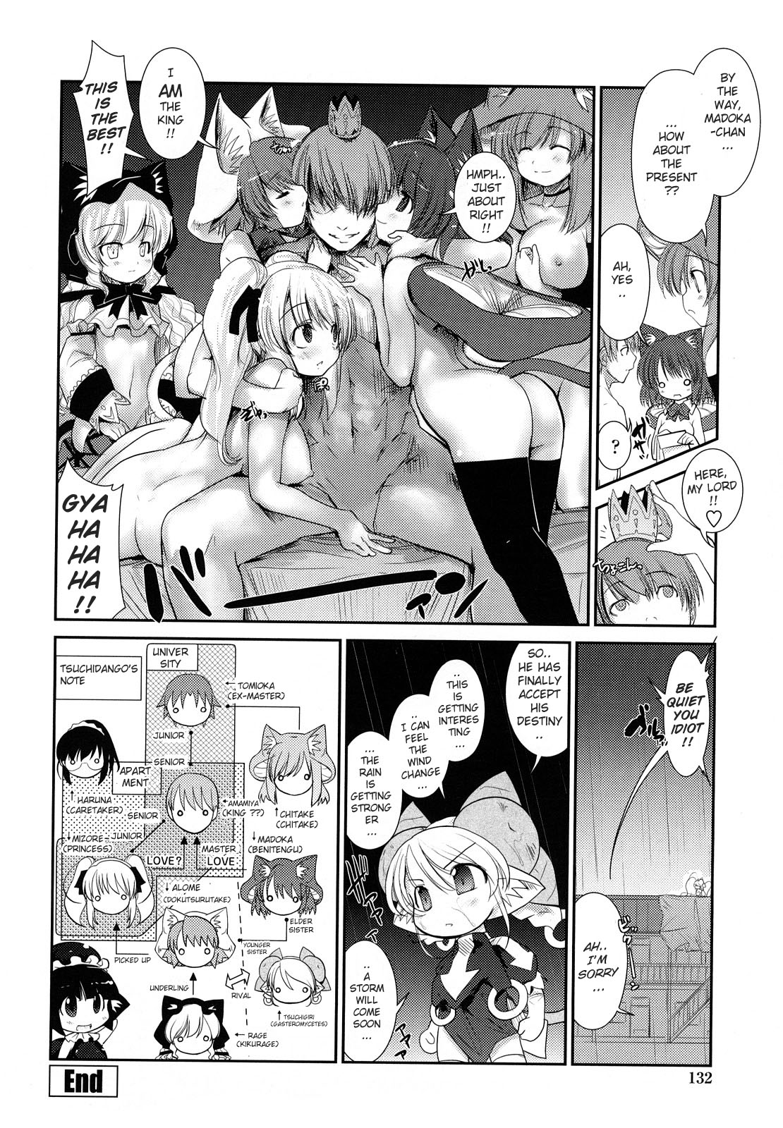 [にびなも凸面体] ネコキノと雨の町 [英訳]