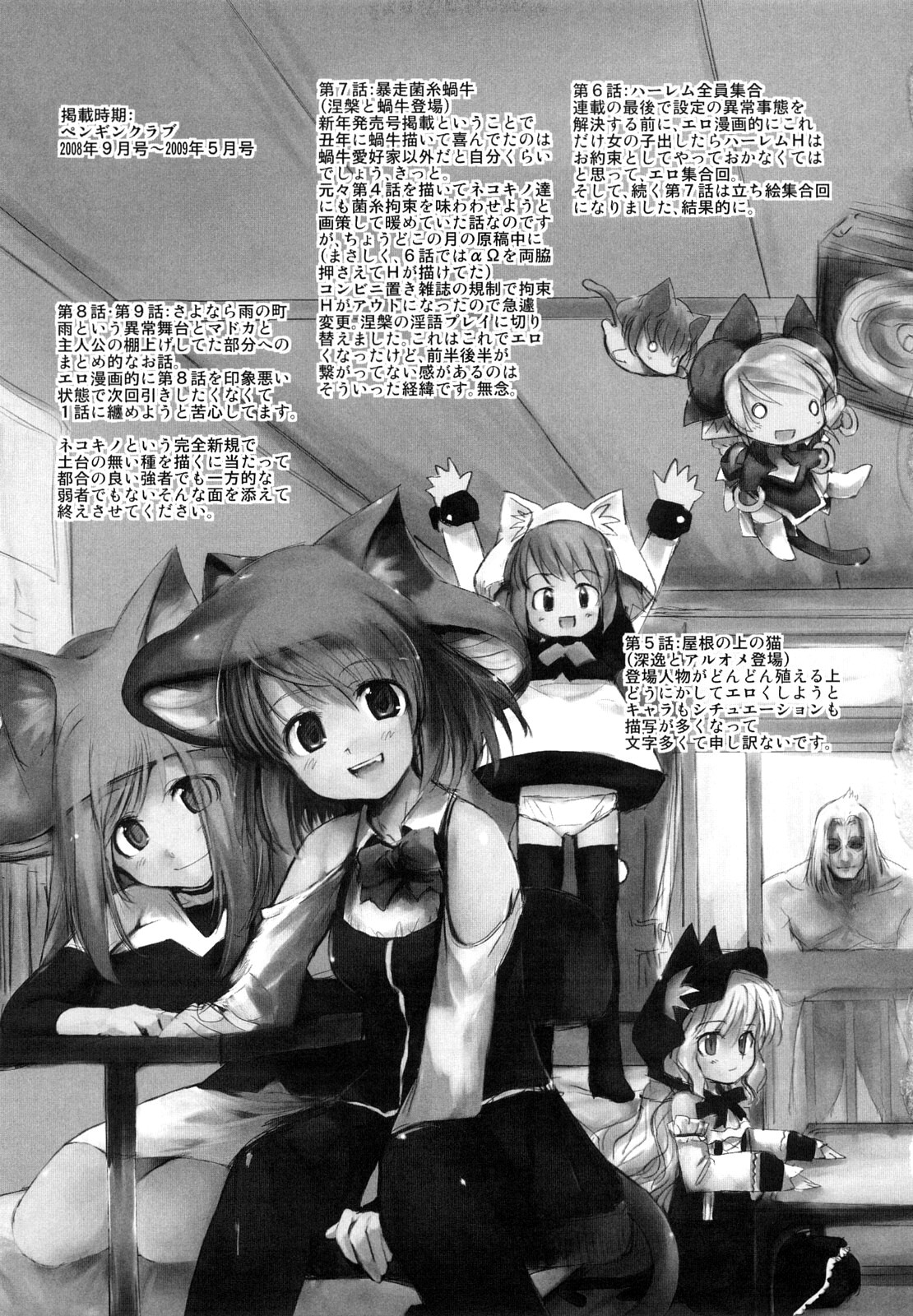 [にびなも凸面体] ネコキノと雨の町 [英訳]