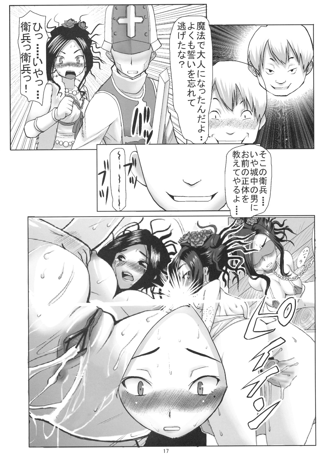 (C76) [なまけもの騎士団 (田中あじ)] デボラ SからMへの誘い～マゾ母肉便器王妃編～ (ドラゴンクエスト V)