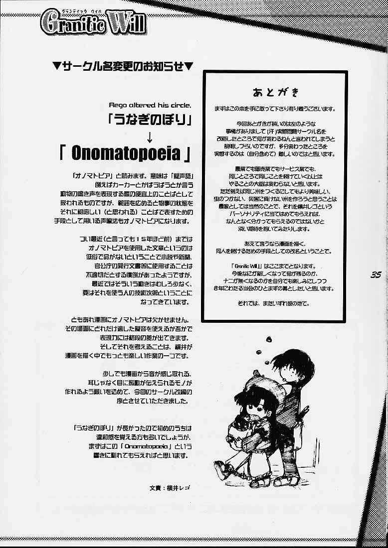 (C61) [うなぎのぼり (	横井レゴ、やまねあきひろ)] Granitic Will (こみっくパーティー)