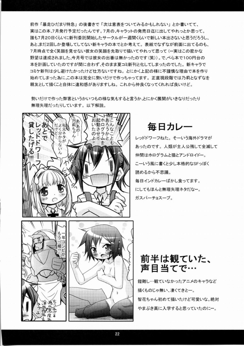 [ふぇすた。] ひかりじゃ無くても速いんです!! (ひだまりスケッチ)