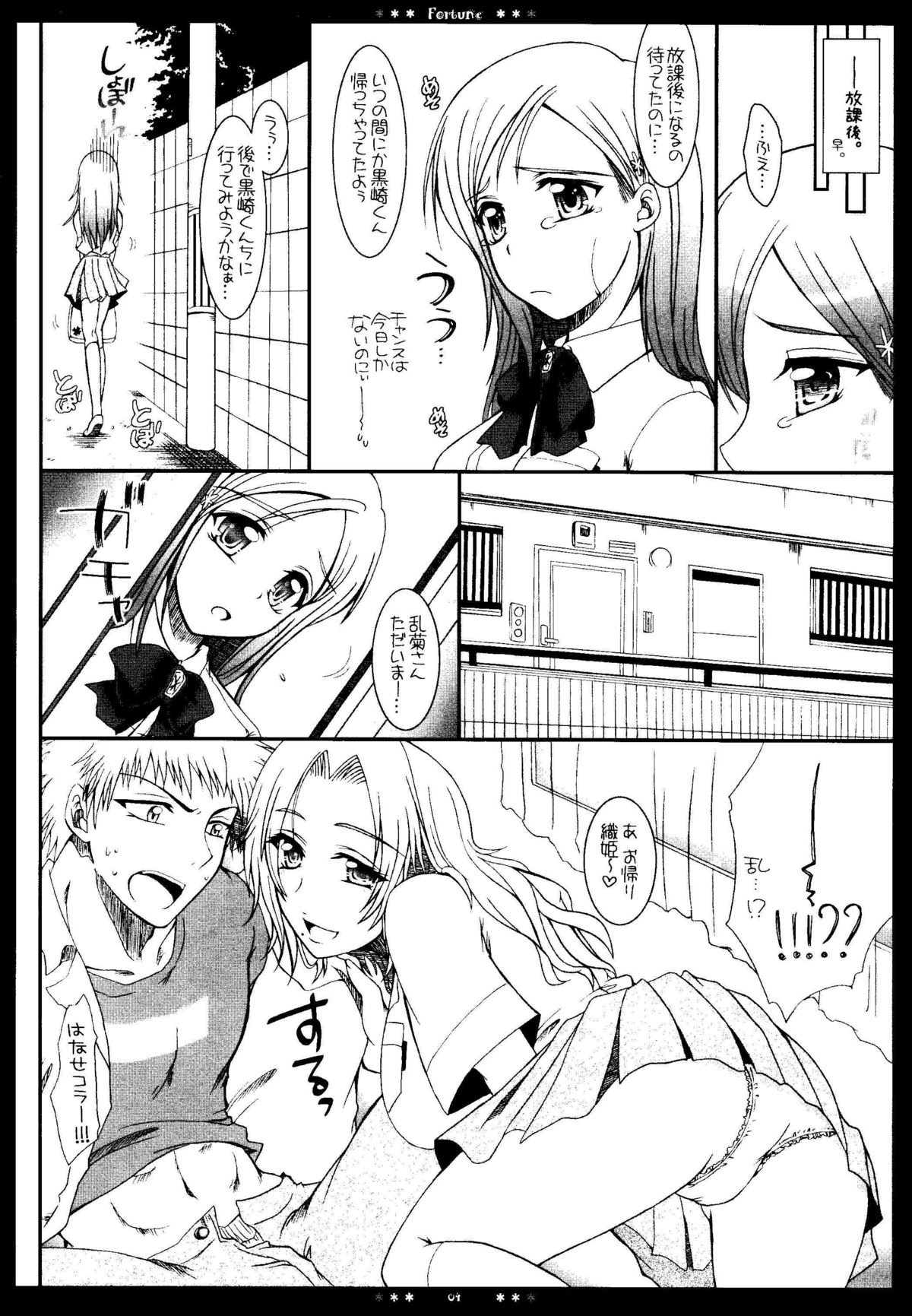 (サンクリ33) [HAPPY WATER (樹崎祐里)] Fortune (ブリーチ)