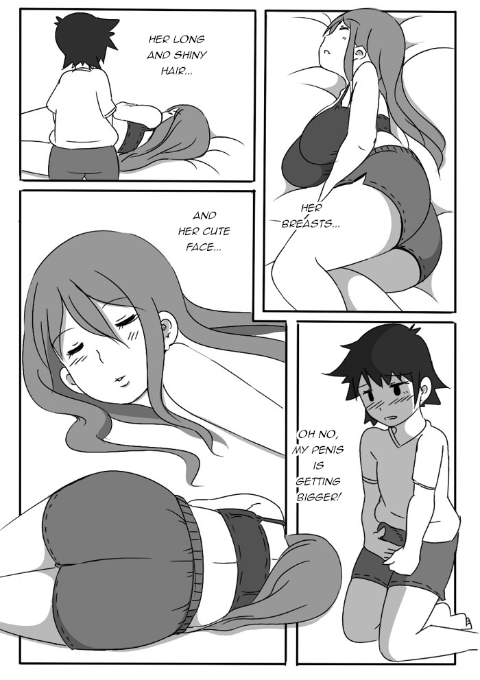 [aaa] 寝ているお姉さんにいたずら [英訳]