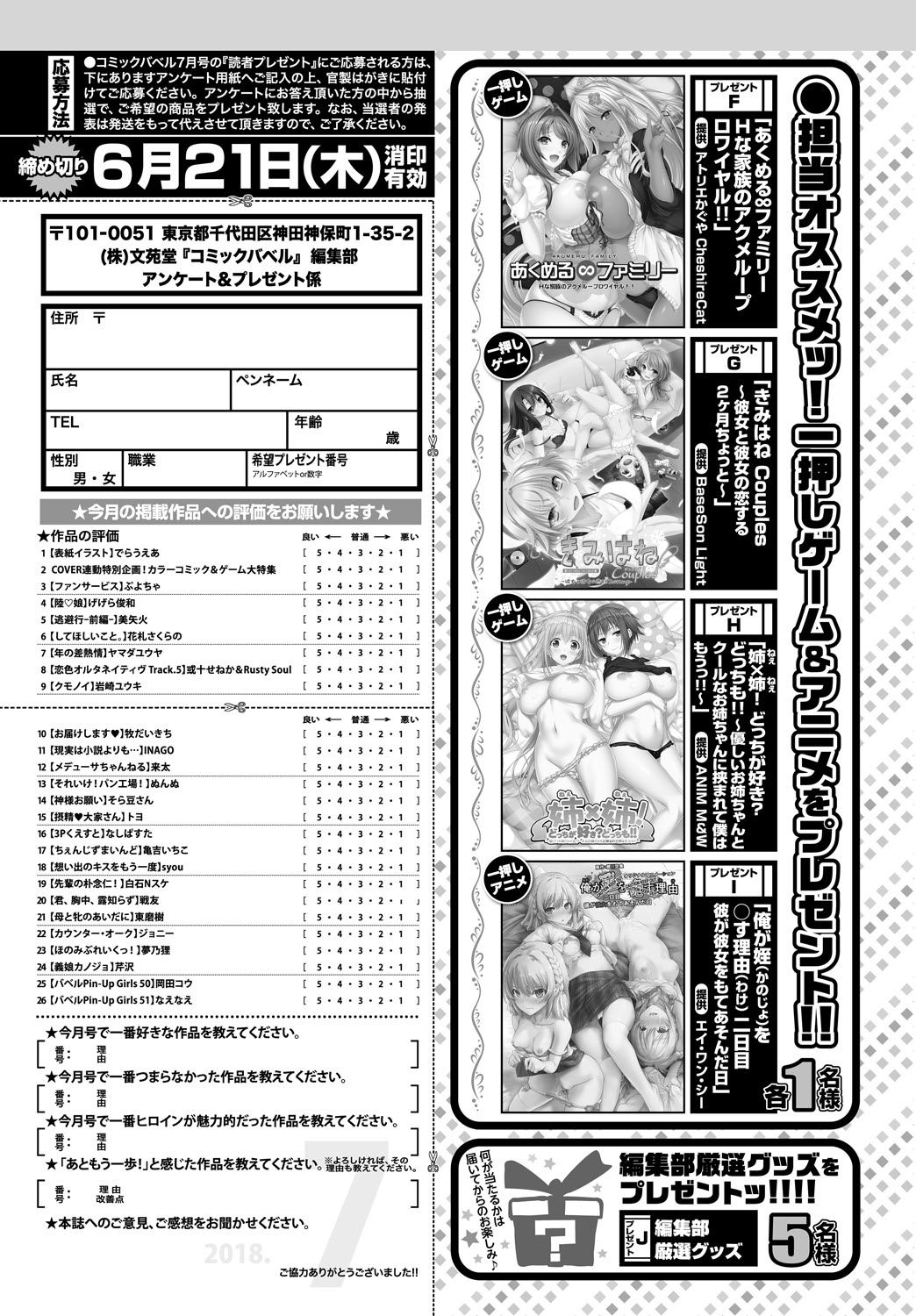 COMIC BAVEL 2018年7月号 [DL版]