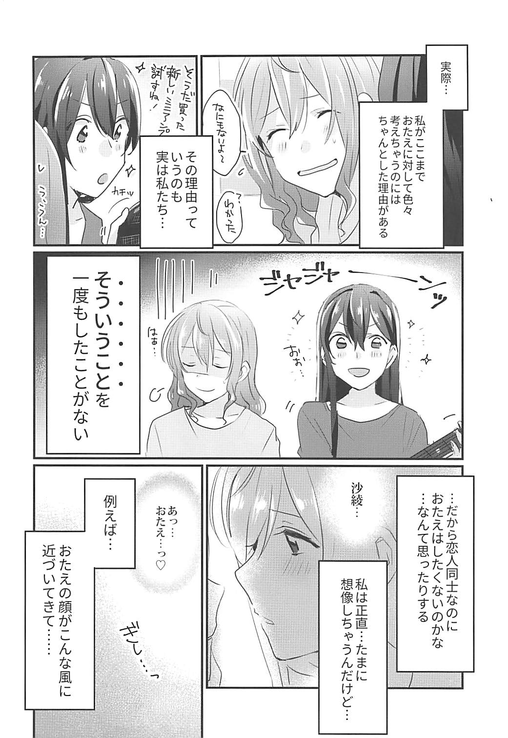 (BanG Dreamer's Party! 4th STAGE) [レッドチャック (ちゃつぼ)] キスしてもっと知りたい (BanG Dream!)