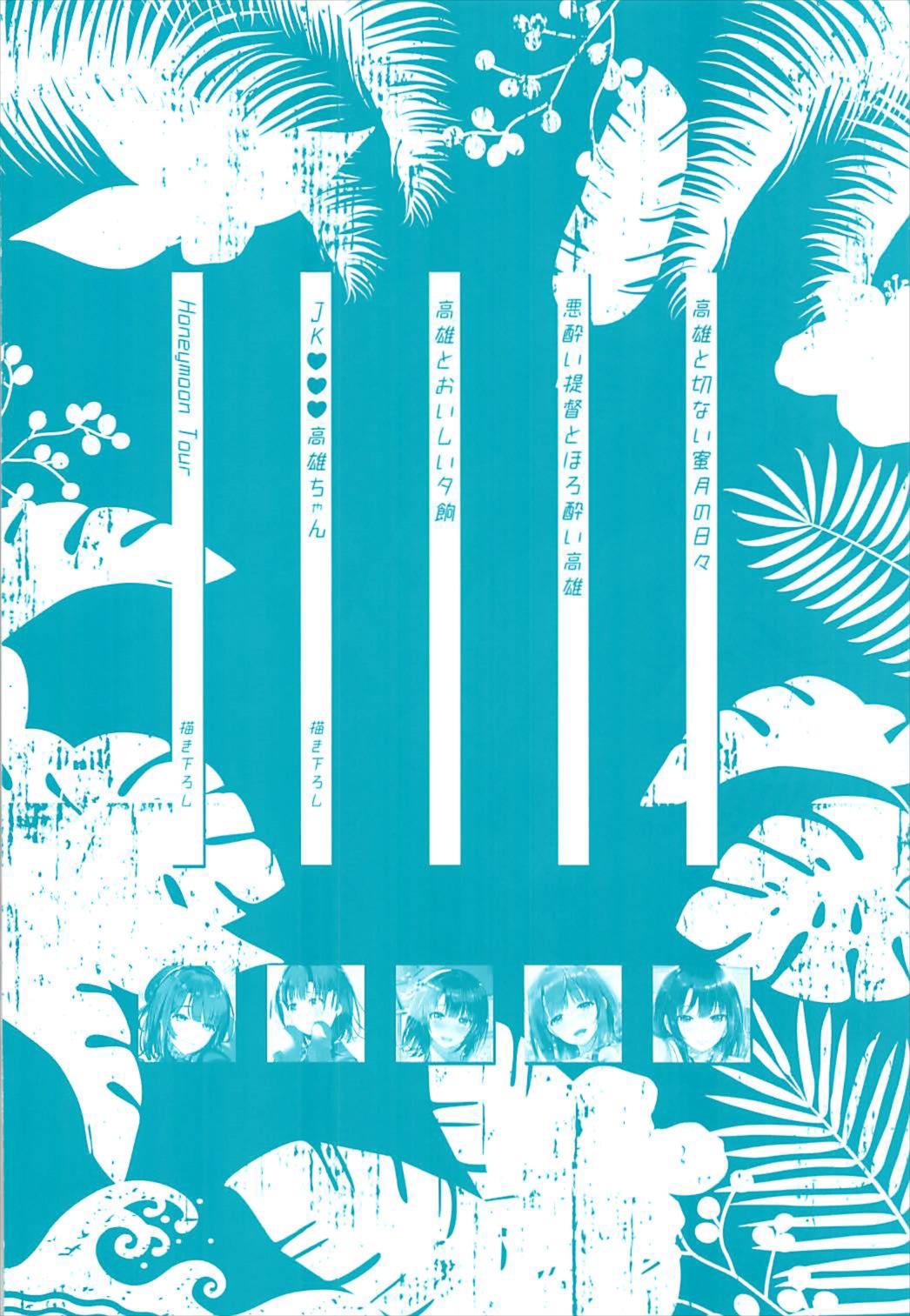 (C93) [MUSES GARDEN (早川あかり)] 高雄これくしょん改 Honeymoon Tour (艦隊これくしょん -艦これ-)