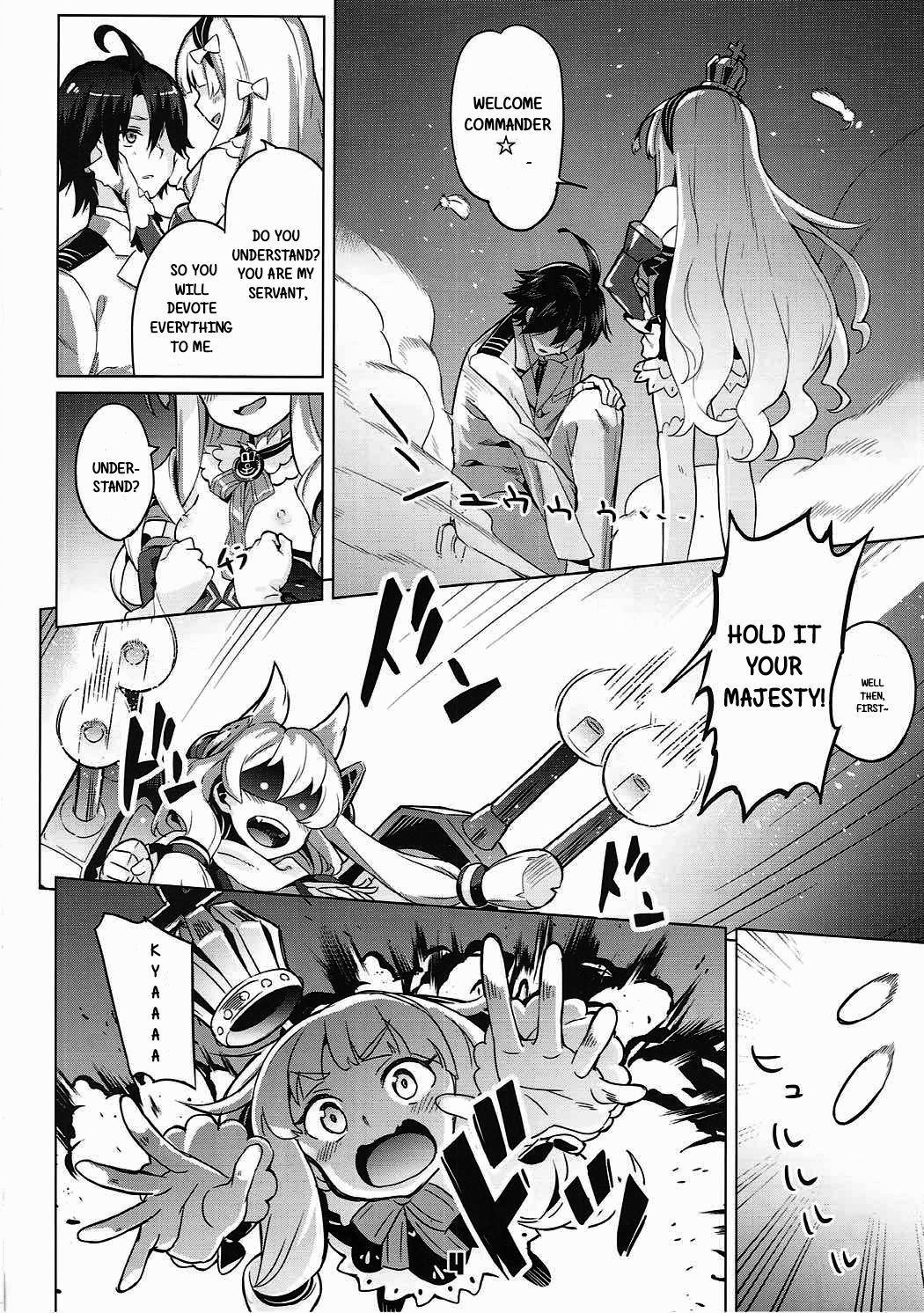 (C93) [ぞんびと愉快な仲間たち (すーぱーぞんび)] 金髪まな板のテンプレート (アズールレーン) [英訳]