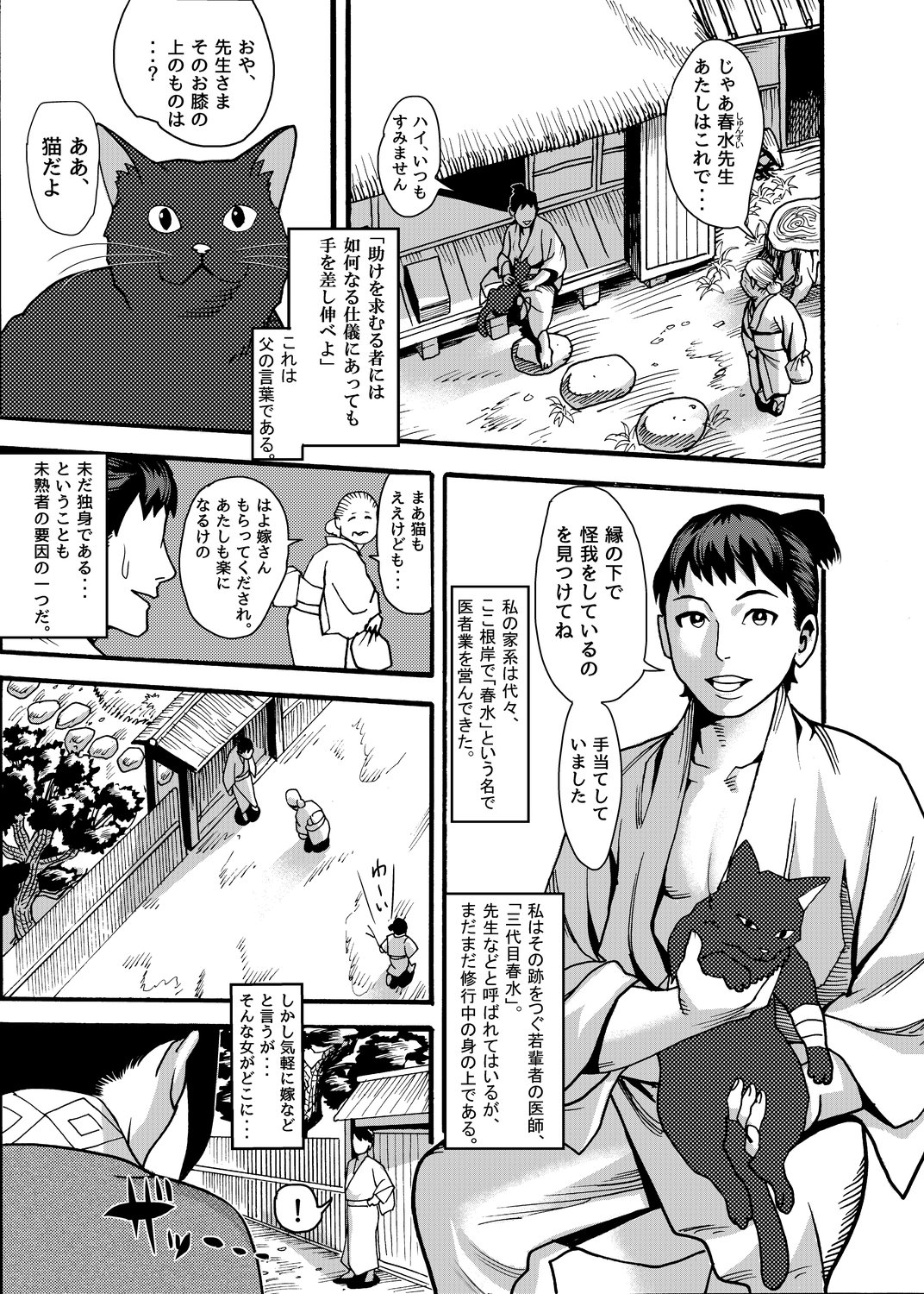 [公儀あんみつ (一煉托生)] 迷い猫～くのいちナガレ忍法帖～