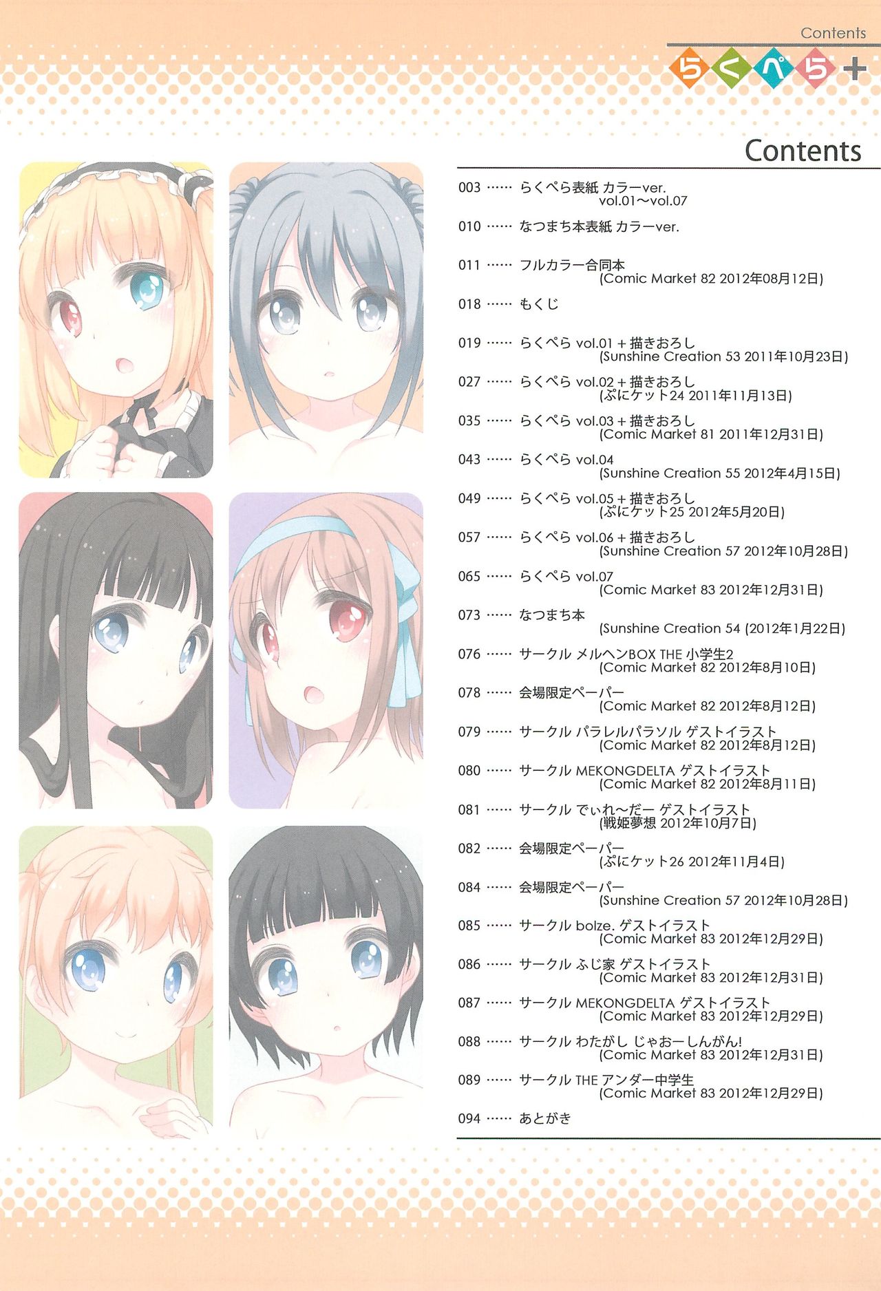 (COMIC1☆10) [kuma-puro (小路あゆむ)] らくぺら+2011-2012 (よろず)