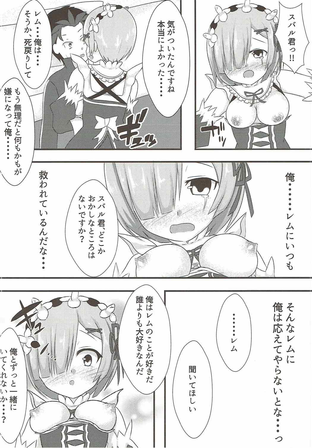 (C92) [ホワイトドロップ (くっじー)] スバル君はレムが慰めてあげます (Re:ゼロから始める異世界生活)