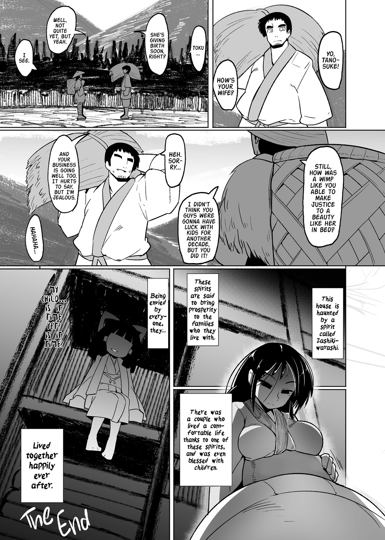 (C90) [武力大王 (えもんず)] えろまんが日本昔話～座敷童編～ [英訳]