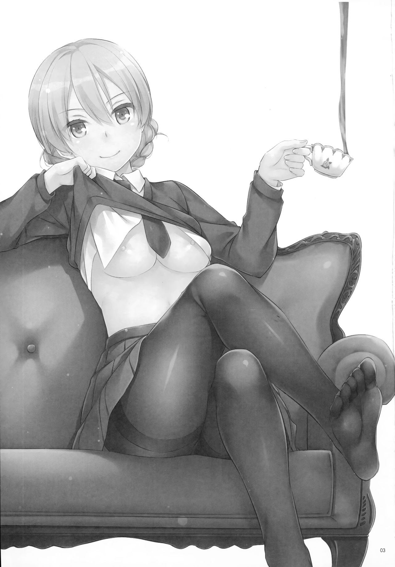 (C91) [Digital Lover (なかじまゆか)] D.L. action 112 (ガールズ&パンツァー) [中国翻訳]
