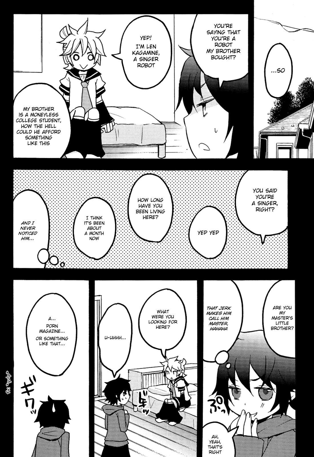 (C83) [よもすがら (よもぎりんご)] おとうと (Vocaloid) [英訳]
